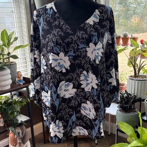 TAOHUADAO Floral Print Blouse